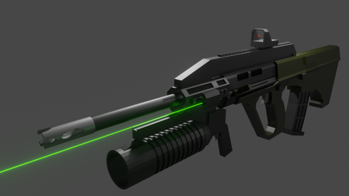 Custom AUG (Low Poly) preview image